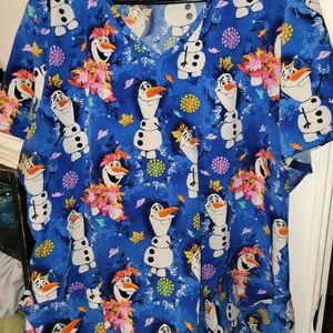 Bundle 2 scrub tops size 2x
